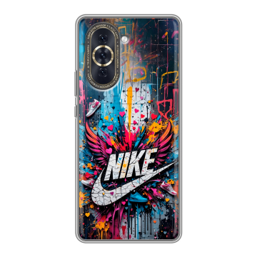 Силиконовый чехол на Huawei Nova 10 с принтом Nike Найк Силиконовый чехол на Huawei Nova 10 с принтом Nike Найк