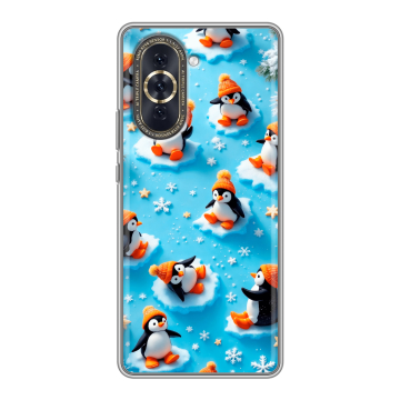 Силиконовый чехол на Huawei Nova 10 с принтом Новый год