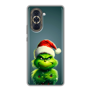 Силиконовый чехол на Huawei Nova 10 с принтом Новый год