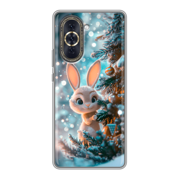 Силиконовый чехол на Huawei Nova 10 с принтом Новый год