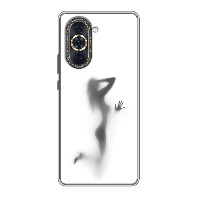 Силиконовый противоударный чехол на Huawei Nova 10 с принтом Силуэт Силиконовый противоударный чехол на Huawei Nova 10 с принтом Силуэт
