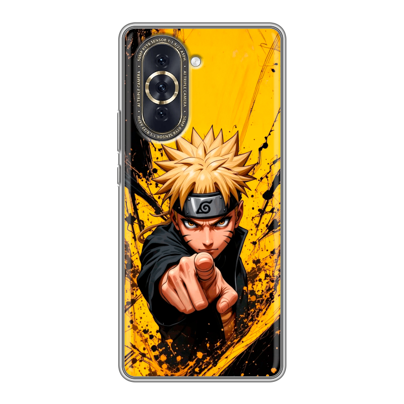 Силиконовый противоударный чехол на Huawei Nova 10 с принтом Naruto Наруто Силиконовый противоударный чехол на Huawei Nova 10 с принтом Naruto Наруто