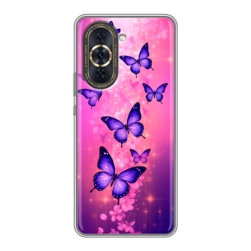 Силиконовый чехол на Huawei Nova 10 Pro с принтом Бабочки