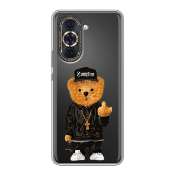 Силиконовый чехол на Huawei Nova 10 Pro с принтом Плюшевый медведь Силиконовый чехол на Huawei Nova 10 Pro с принтом Плюшевый медведь