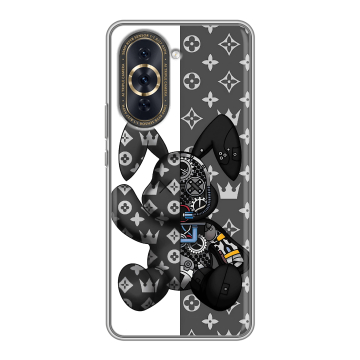 Силиконовый чехол на Huawei Nova 10 Pro с принтом Луи робот