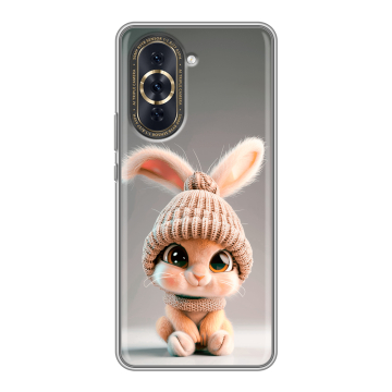 Силиконовый чехол на Huawei Nova 10 Pro с принтом Кролик