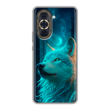 Силиконовый чехол на Huawei Nova 10 Pro с принтом бабочки саккура Силиконовый чехол на Huawei Nova 10 Pro с принтом бабочки саккура