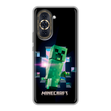 Силиконовый чехол на Huawei Nova 10 Pro с принтом Майнкрафт Minecraft Силиконовый чехол на Huawei Nova 10 Pro с принтом Майнкрафт Minecraft