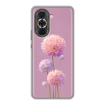 Силиконовый чехол на Huawei Nova 10 Pro с принтом Цветы