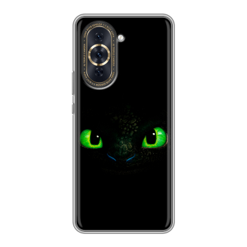 Силиконовый чехол на Huawei Nova 10 Pro с принтом Как приручить дракона
