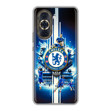 Силиконовый чехол на Huawei Nova 10 Pro с принтом Chelsea Челси
