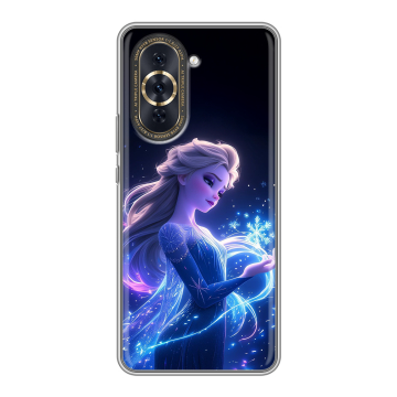 Силиконовый чехол на Huawei Nova 10 Pro с принтом Холодное сердце Frozen Силиконовый чехол на Huawei Nova 10 Pro с принтом Холодное сердце Frozen