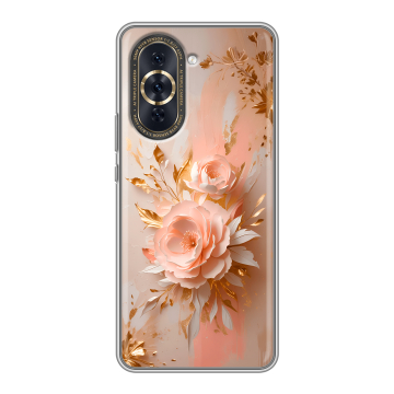 Силиконовый чехол на Huawei Nova 10 Pro с принтом женский