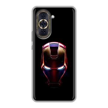 Силиконовый чехол на Huawei Nova 10 Pro с принтом IronMan Железный человек