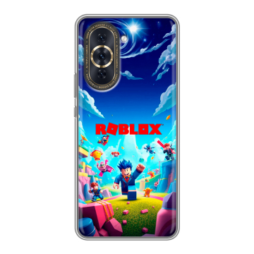 Силиконовый чехол на Huawei Nova 10 Pro с принтом Roblox Роблокс Силиконовый чехол на Huawei Nova 10 Pro с принтом Roblox Роблокс