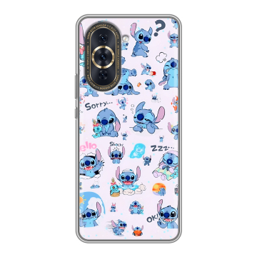 Силиконовый чехол на Huawei Nova 10 Pro с принтом Лило и Стич Силиконовый чехол на Huawei Nova 10 Pro с принтом Лило и Стич