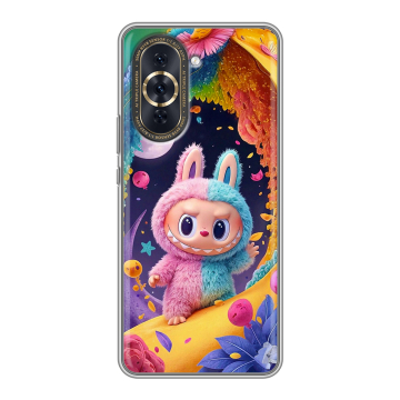 Силиконовый чехол на Huawei Nova 10 Pro с принтом Labubu Лабубу Силиконовый чехол на Huawei Nova 10 Pro с принтом Labubu Лабубу