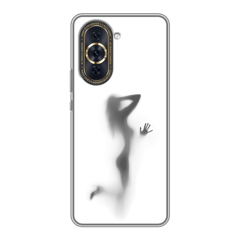 Силиконовый противоударный чехол на Huawei Nova 10 Pro с принтом Силуэт Силиконовый противоударный чехол на Huawei Nova 10 Pro с принтом Силуэт