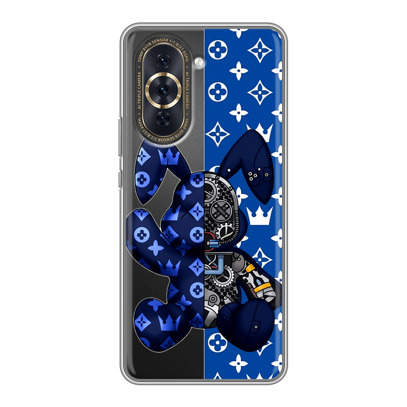 Силиконовый чехол на Huawei Nova 10 Pro с принтом Луи робот Силиконовый чехол на Huawei Nova 10 Pro с принтом Луи робот