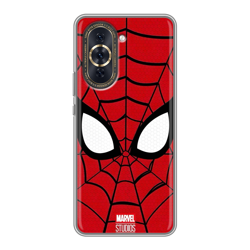 Силиконовый противоударный чехол на Huawei Nova 10 Pro с принтом человек паук spiderman Силиконовый противоударный чехол на Huawei Nova 10 Pro с принтом человек паук spiderman