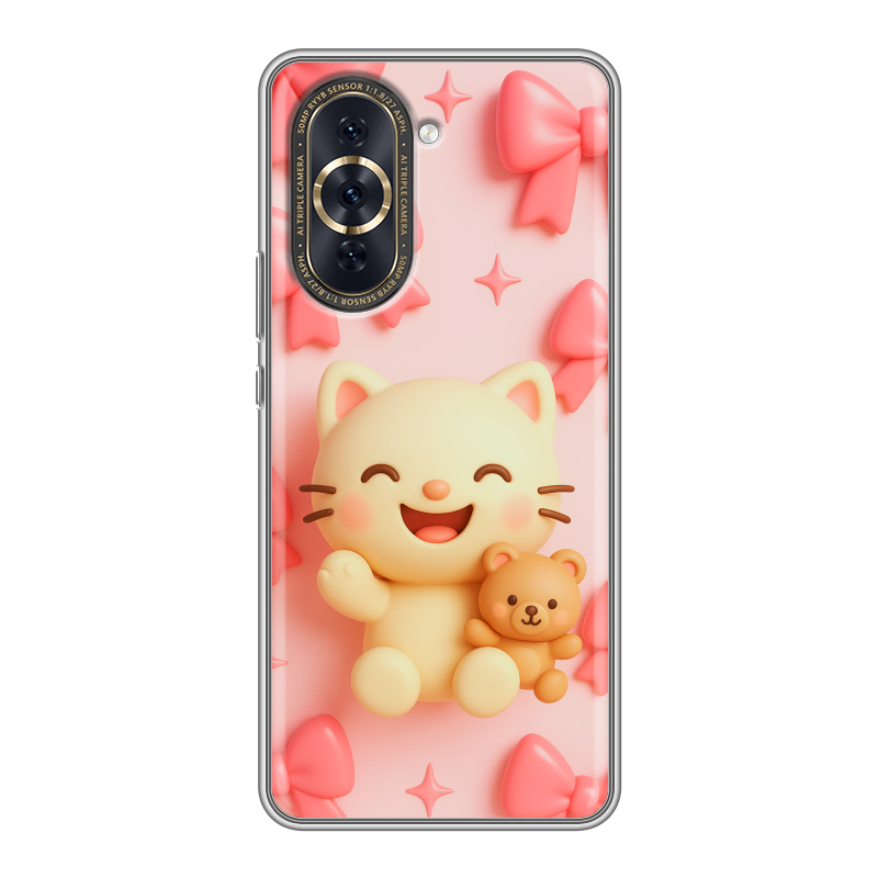 Силиконовый чехол на Huawei Nova 10 Pro с принтом для девочек Силиконовый чехол на Huawei Nova 10 Pro с принтом для девочек