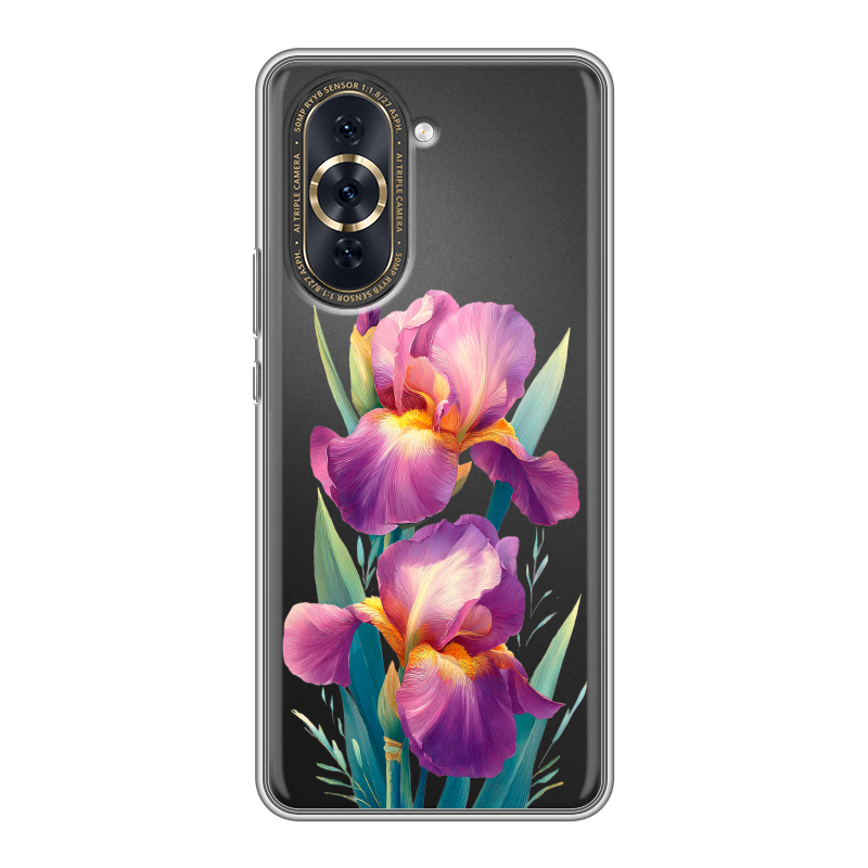 Силиконовый чехол на Huawei Nova 10 Pro с принтом Цветы орхидеи Силиконовый чехол на Huawei Nova 10 Pro с принтом Цветы орхидеи