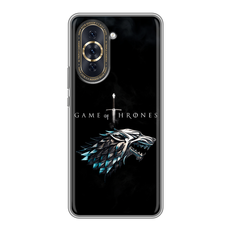 Силиконовый чехол на Huawei Nova 10 Pro с принтом Игра Престолов Game Thrones Силиконовый чехол на Huawei Nova 10 Pro с принтом Игра Престолов Game Thrones