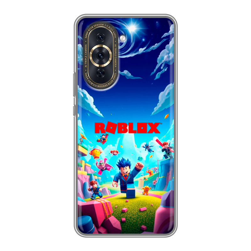 Силиконовый чехол на Huawei Nova 10 Pro с принтом Roblox Роблокс Силиконовый чехол на Huawei Nova 10 Pro с принтом Roblox Роблокс