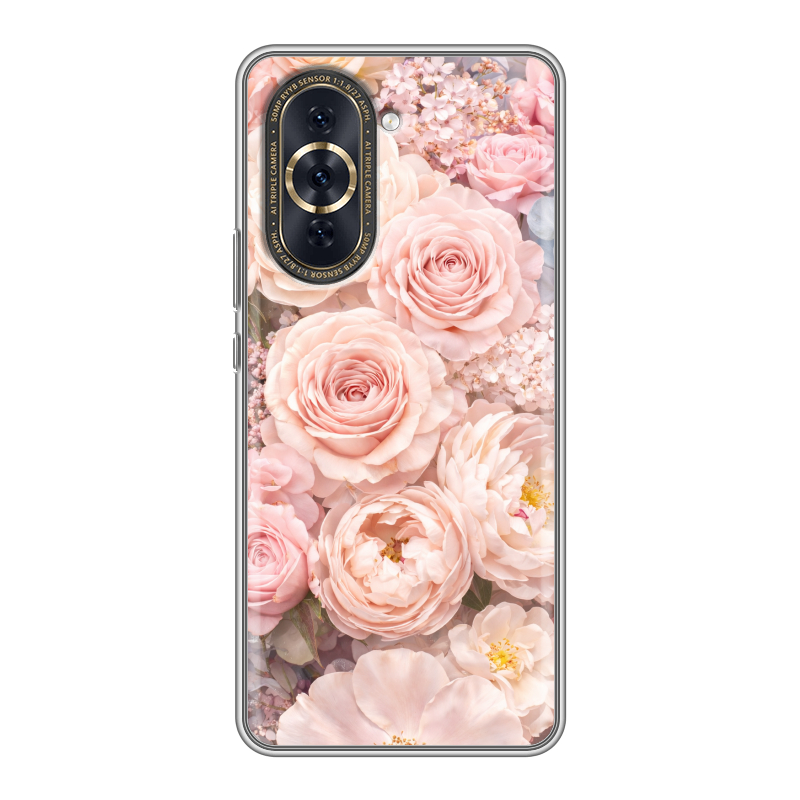 Силиконовый противоударный чехол на Huawei Nova 10 Pro с принтом женский Силиконовый противоударный чехол на Huawei Nova 10 Pro с принтом женский