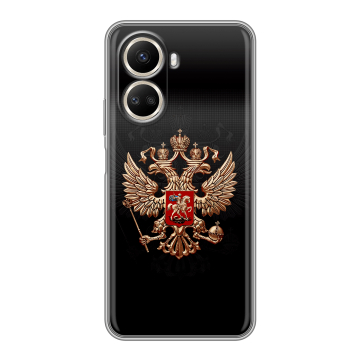 Силиконовый чехол на Huawei Nova 10 SE с принтом Герб России Силиконовый чехол на Huawei Nova 10 SE с принтом Герб России
