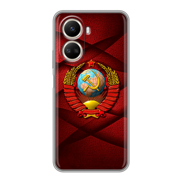 Силиконовый чехол на Huawei Nova 10 SE с принтом Герб СССР Силиконовый чехол на Huawei Nova 10 SE с принтом Герб СССР