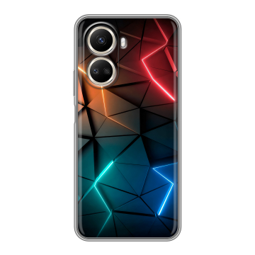 Силиконовый чехол на Huawei Nova 10 SE с принтом Абстракция неон Силиконовый чехол на Huawei Nova 10 SE с принтом Абстракция неон