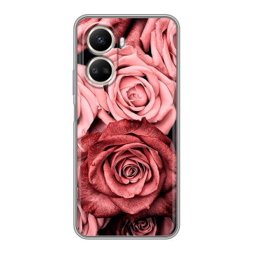 Силиконовый чехол на Huawei Nova 10 SE с принтом Цветы розы Силиконовый чехол на Huawei Nova 10 SE с принтом Цветы розы