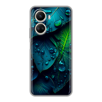 Силиконовый чехол на Huawei Nova 10 SE с принтом Листья Силиконовый чехол на Huawei Nova 10 SE с принтом Листья
