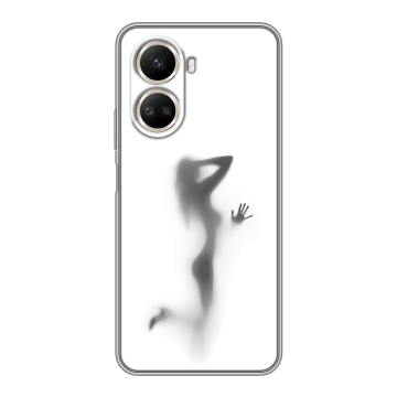 Силиконовый чехол на Huawei Nova 10 SE с принтом Силуэт