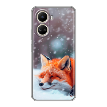 Силиконовый чехол на Huawei Nova 10 SE с принтом лиса Силиконовый чехол на Huawei Nova 10 SE с принтом лиса