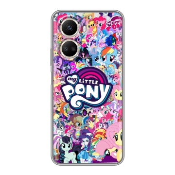 Силиконовый чехол на Huawei Nova 10 SE с принтом My little pony Дружба чудо