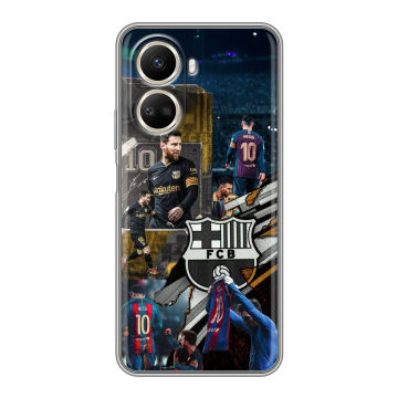Силиконовый чехол на Huawei Nova 10 SE с принтом Messi Barcelona Силиконовый чехол на Huawei Nova 10 SE с принтом Messi Barcelona