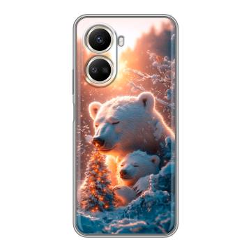 Силиконовый чехол на Huawei Nova 10 SE с принтом Новый год Силиконовый чехол на Huawei Nova 10 SE с принтом Новый год