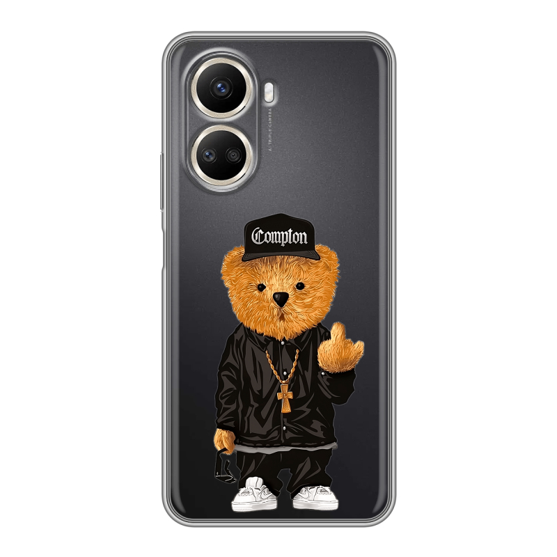 Силиконовый чехол на Huawei Nova 10 SE с принтом Мишка Силиконовый чехол на Huawei Nova 10 SE с принтом Мишка