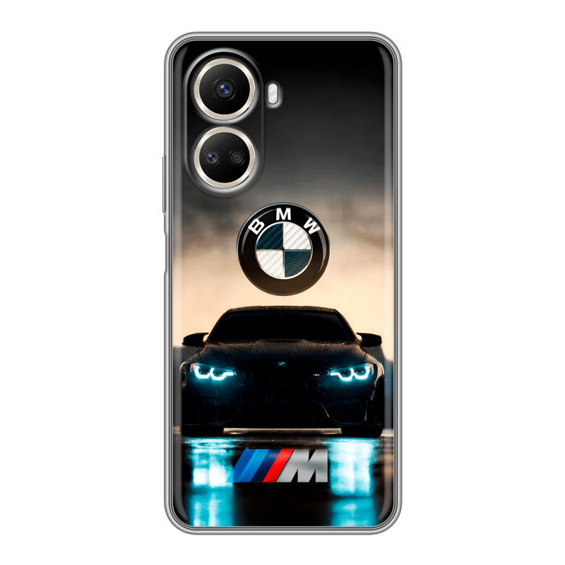 Силиконовый чехол на Huawei Nova 10 SE с принтом БМВ BMW Силиконовый чехол на Huawei Nova 10 SE с принтом БМВ BMW