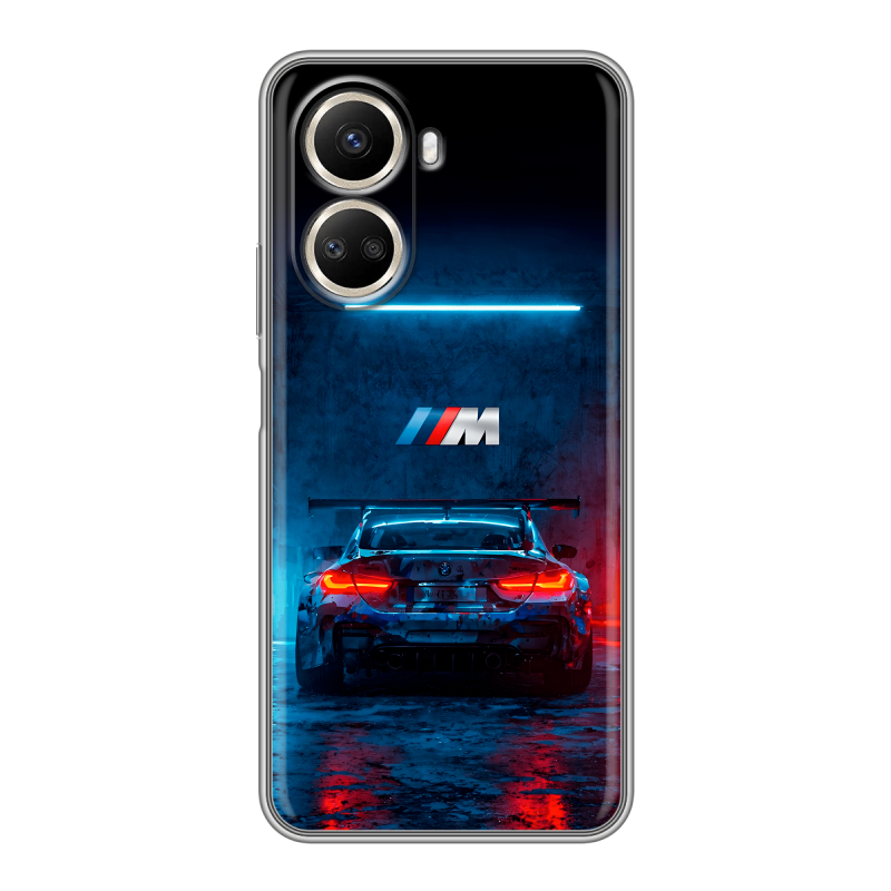 Силиконовый чехол на Huawei Nova 10 SE с принтом BMW БМВ Силиконовый чехол на Huawei Nova 10 SE с принтом BMW БМВ