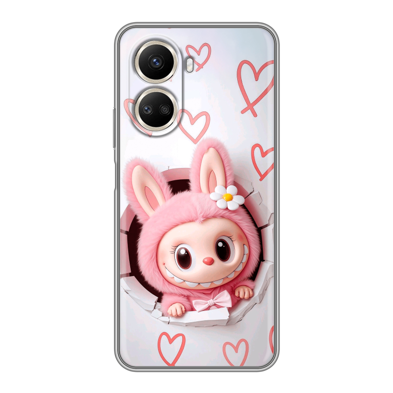 Силиконовый чехол на Huawei Nova 10 SE с принтом Labubu Лабубу Силиконовый чехол на Huawei Nova 10 SE с принтом Labubu Лабубу