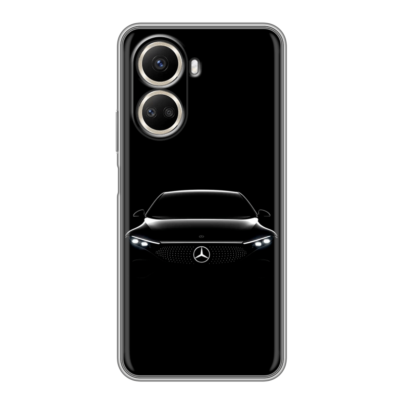 Силиконовый чехол на Huawei Nova 10 SE с принтом Mercedes Мерседес Силиконовый чехол на Huawei Nova 10 SE с принтом Mercedes Мерседес