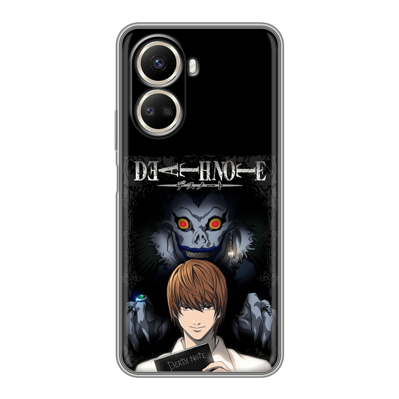 Силиконовый чехол на Huawei Nova 10 SE с принтом Death note Тетрадь смерти Силиконовый чехол на Huawei Nova 10 SE с принтом Death note Тетрадь смерти