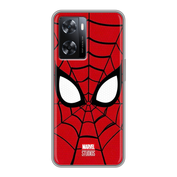Силиконовый чехол на OPPO A57s с принтом человек паук spiderman