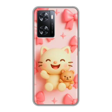 Силиконовый чехол на OPPO A57s с принтом для девочек Силиконовый чехол на OPPO A57s с принтом для девочек