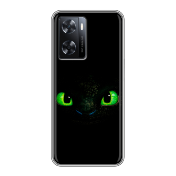 Силиконовый чехол на OPPO A57s с принтом Как приручить дракона