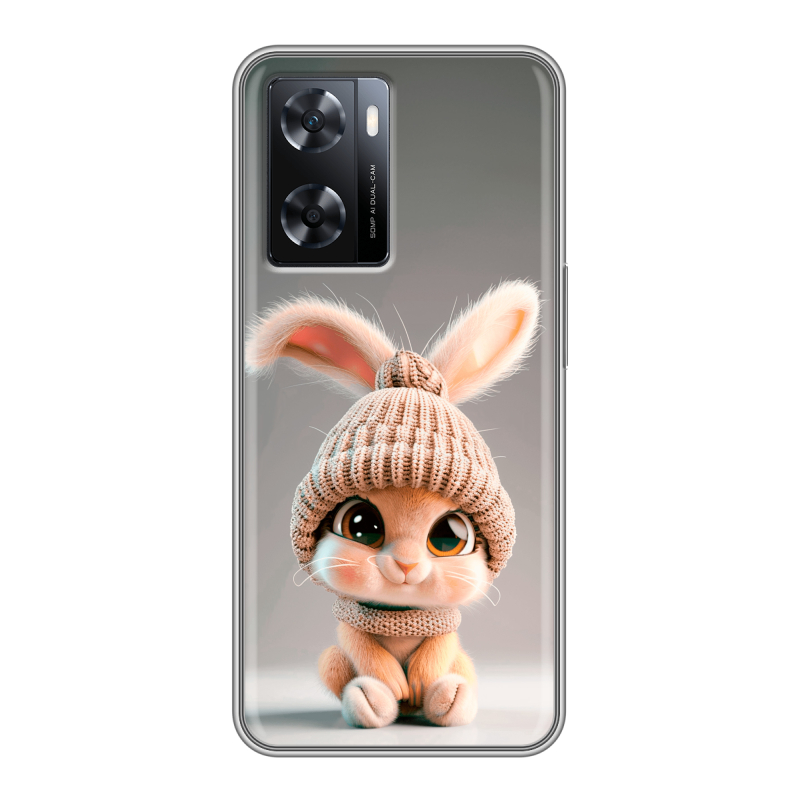Силиконовый чехол на OPPO A57s с принтом Кролик Силиконовый чехол на OPPO A57s с принтом Кролик