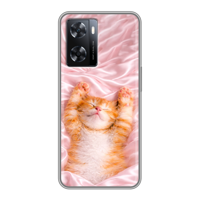 Силиконовый чехол на OPPO A57s с принтом женский Силиконовый чехол на OPPO A57s с принтом женский